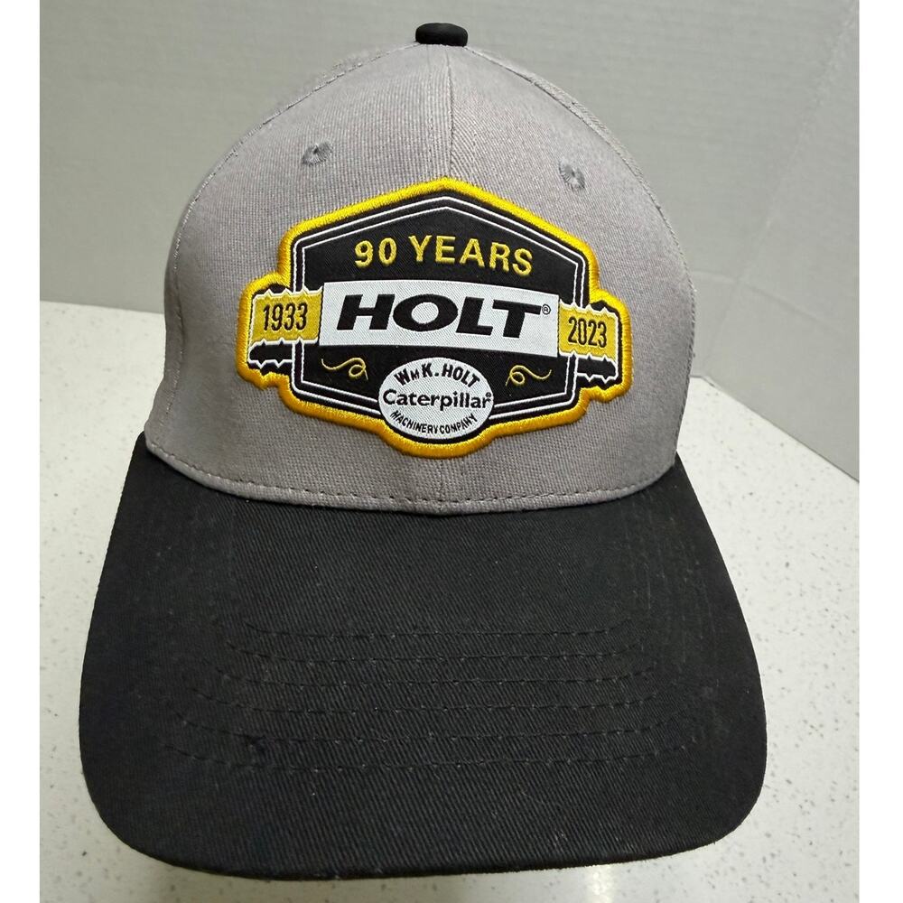 HOLT Caterpillar 90 Years commemorative baseball cap Gray